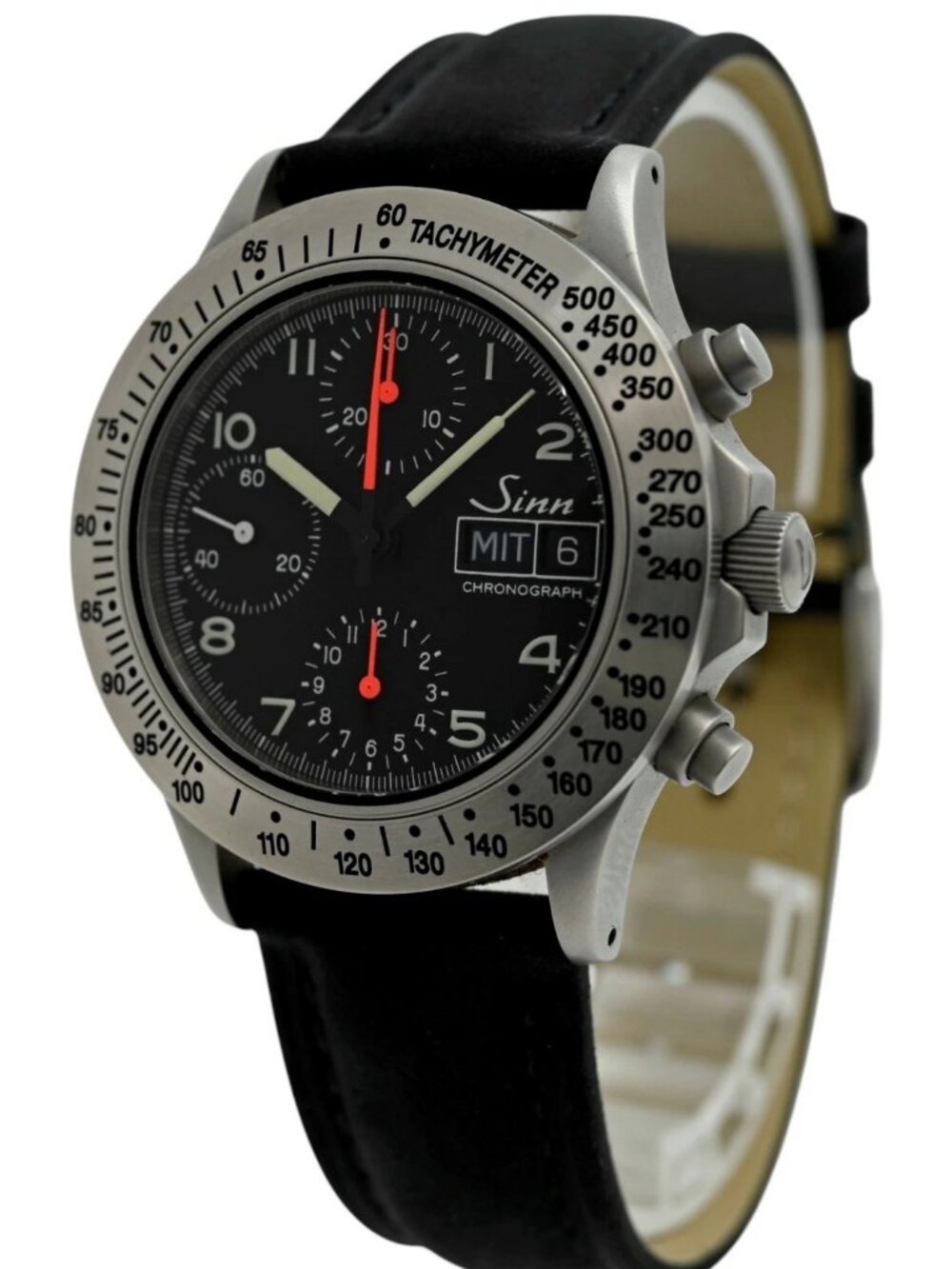 Sinn 38.5mm Men's Automatic Chronograph 7750 Day-Date SS Watch! Ref: 256 256.ST!